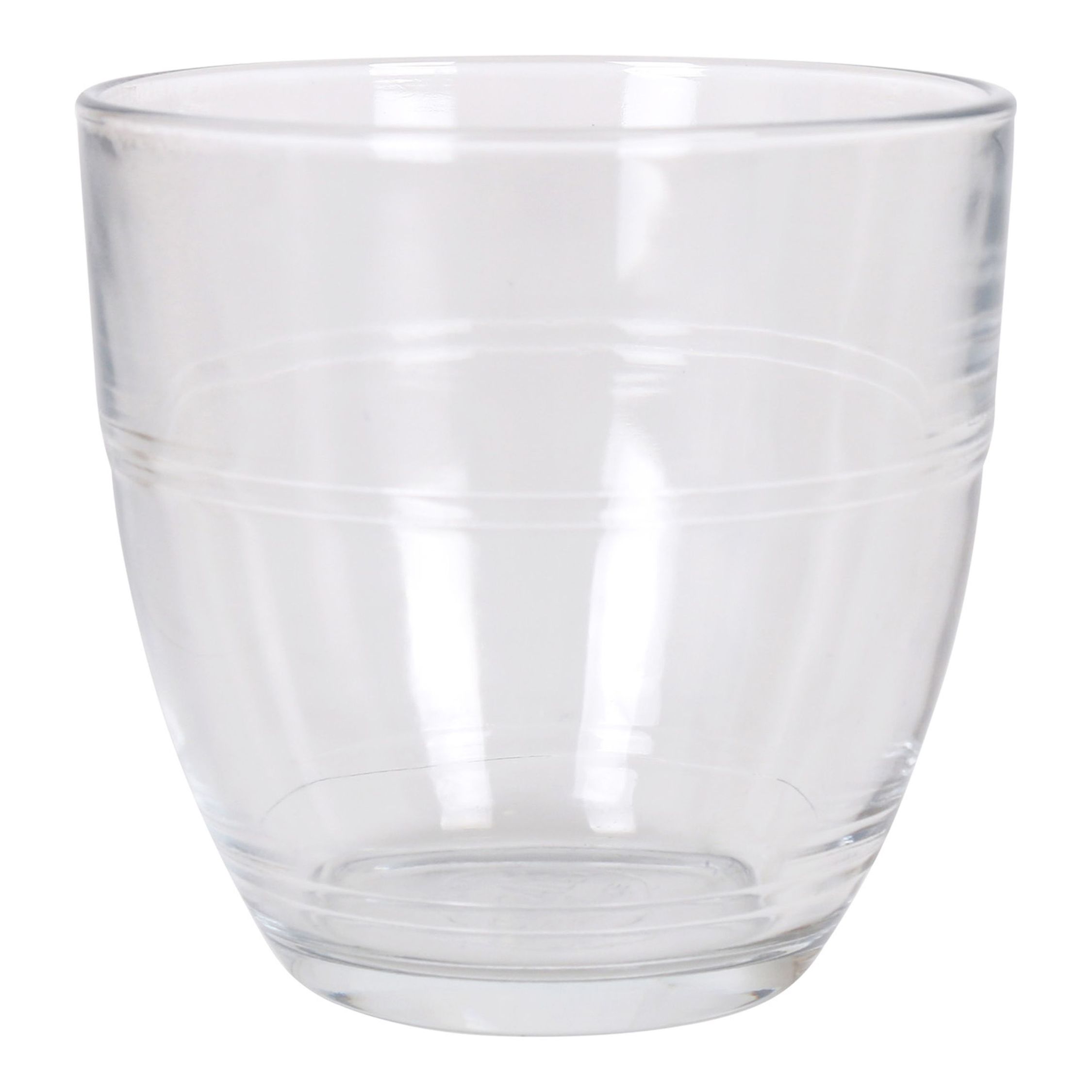 Duralex - SET DE 4 VASOS TRANSPARENTE 220CC GIGOGNE - Set Vasos de Vidrio Presentación Elegante - Set de Vasos Duraderos y Resistentes - Set de Vasos Versátiles Adecuados para Bebidas Frías y Calientes - Set de Vasos Aptos para Lavavajillas | Amystyle
