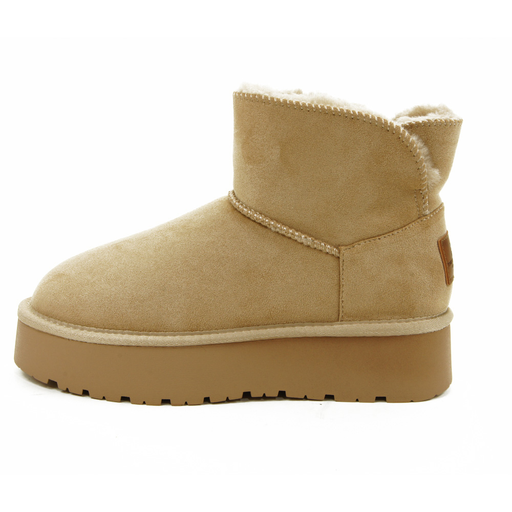 Xti mod. 142197 botín para mujer en ante sintetico, sin cordones