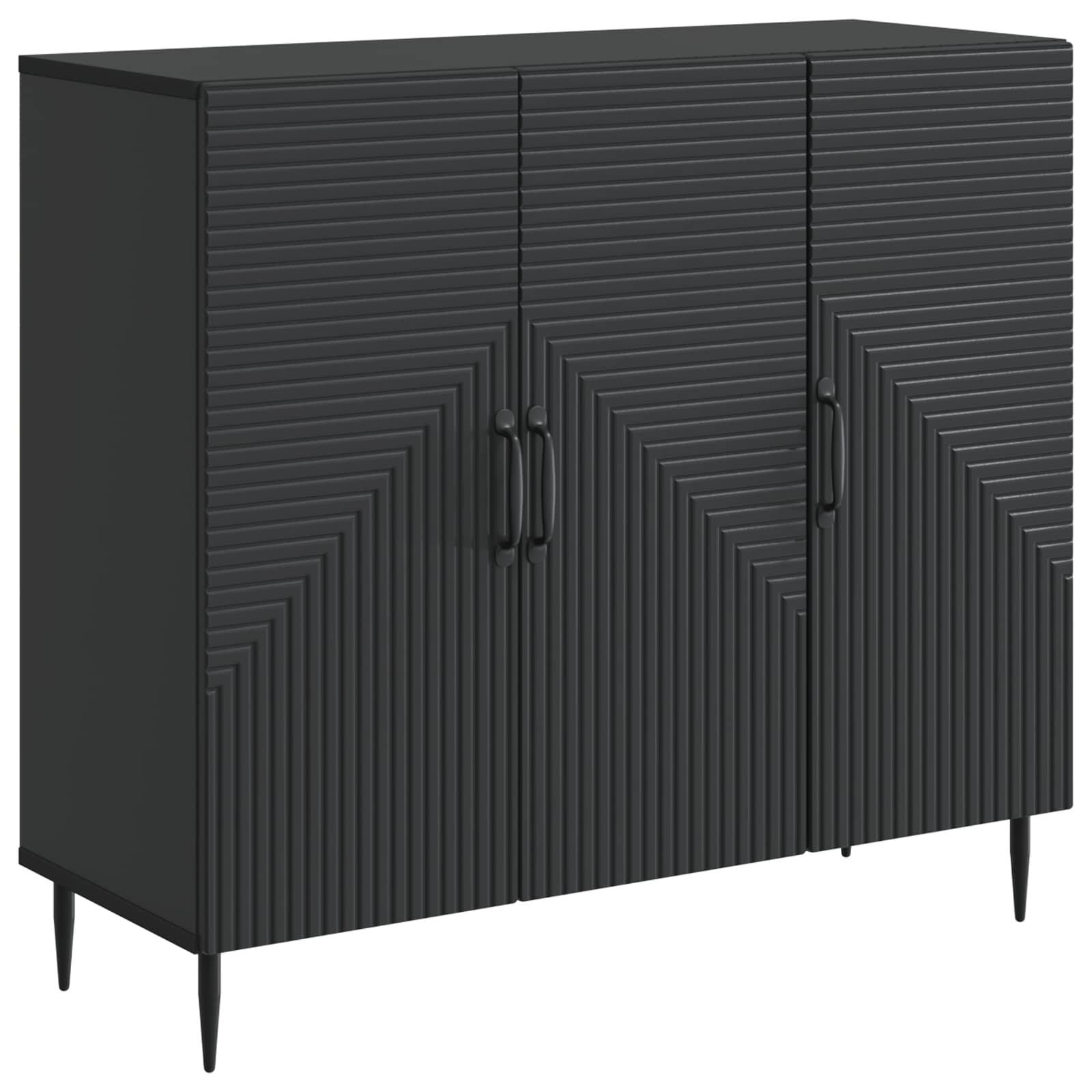 vidaXL Aparador 89 x 34,5 x 80 cm Madera de Ingeniería Multicolor