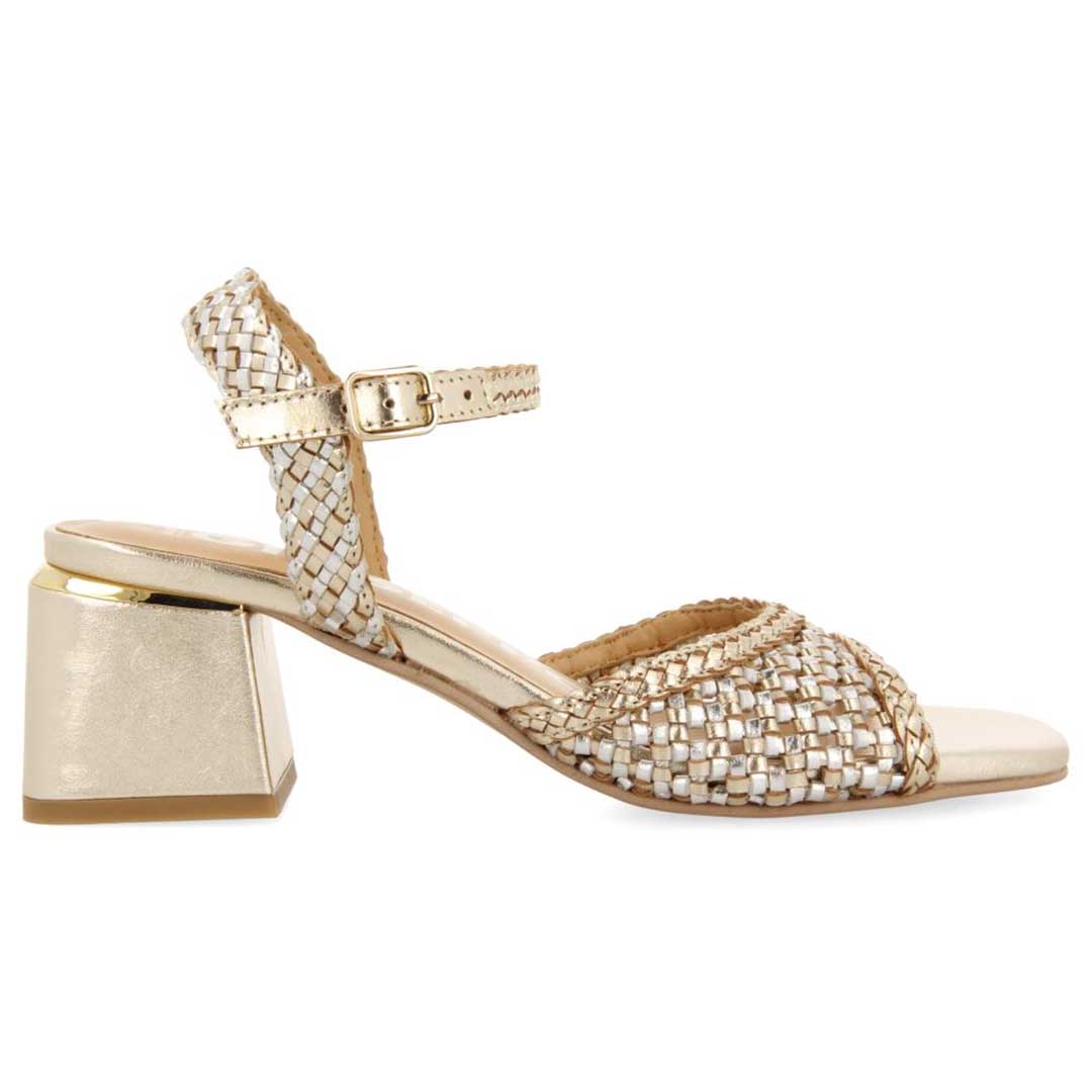 Shoes Zapatos De Tacon marca Gioseppo para mujer en color metalizado