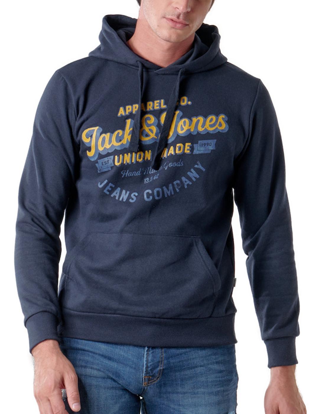 JJEANSWEAR SWEAT HOOD NAVY-X