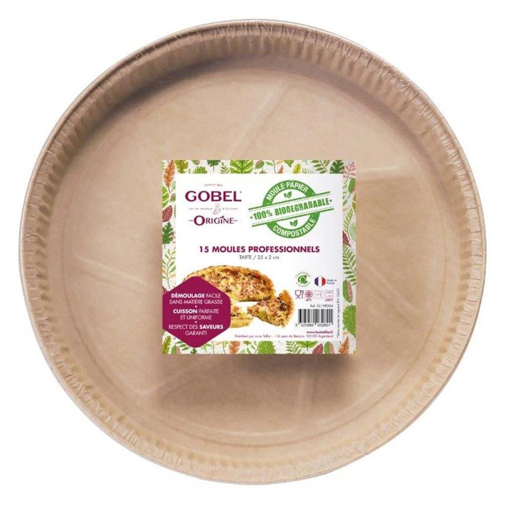 Moldes de Papel Tellier para Muffins, Tartaletas y Bizcochos - Ecológicos, Resistentes y Prácticos para Hornear y Congelar