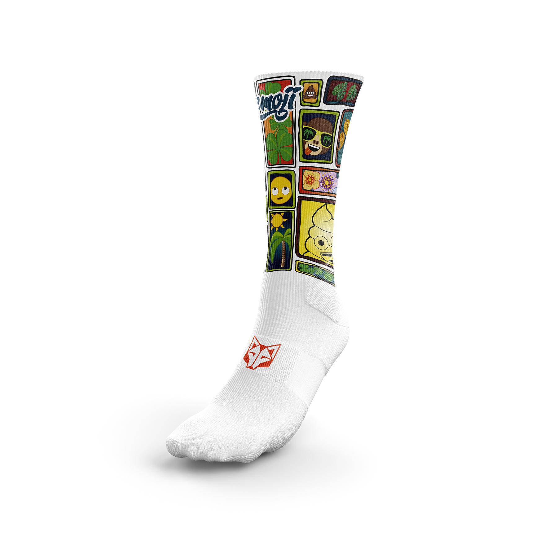 Calcetines Hombre Deportivos OTSO Ultra Ligeros, Transpirables y Sin Rozaduras – Running, Gym, Ciclismo... - Muchos Diseños Disponibles (Emoji, Dragon Ball, …) y Más Diseños super Originales