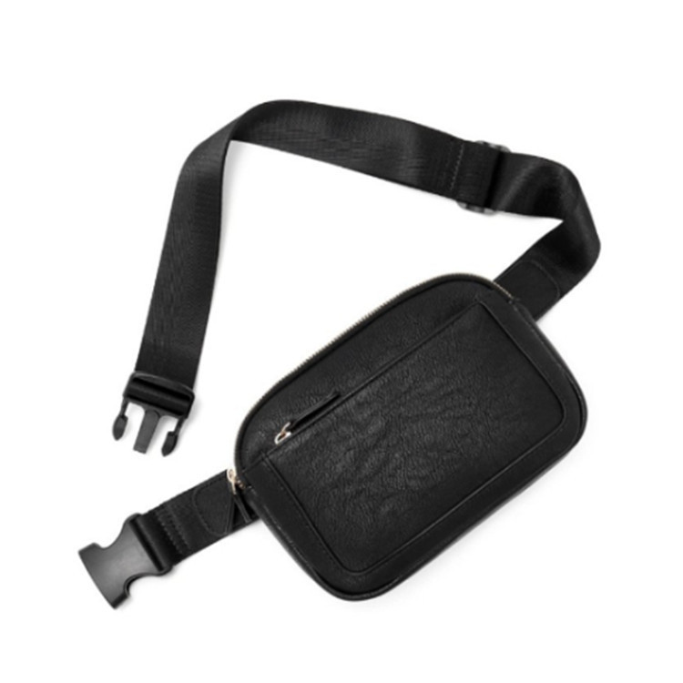 CA Riñonera pequeña para mujer, bandolera de piel sintética, ajustable, para llevar en el hombro.