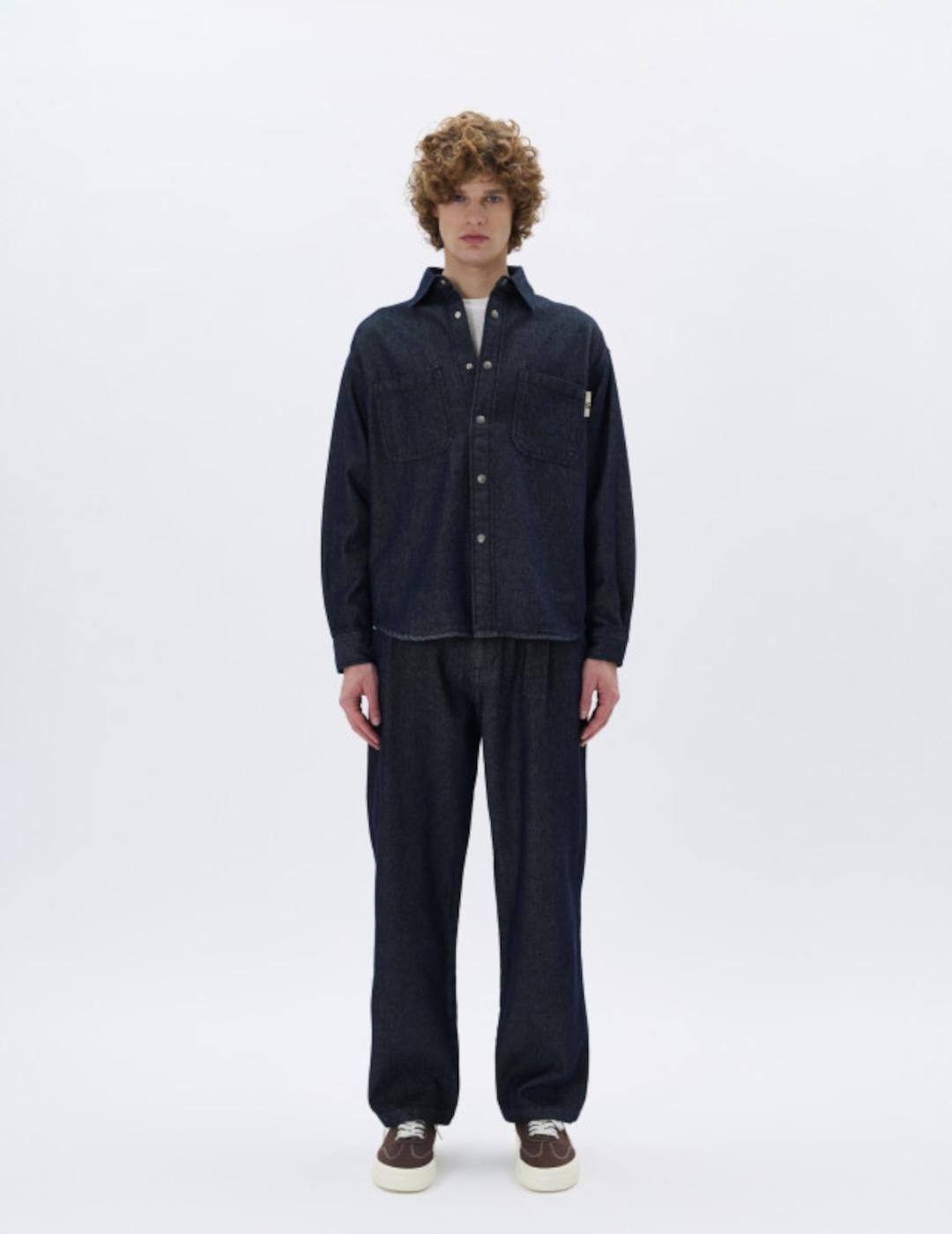 GIANNI SOBRECAMISA DENIM OSCURO