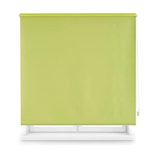 DECORBLIND Estor Enrollable Opaco Térmico – Estor Opaco Liso fácil instalación a Pared o Techo - Estor Enrollable con Sistema de Seguridad Infantil - Estor Opaco No pasa la Luz - Estor Enrollable Opaco para Ventanas - Estor Protección Rayos UV