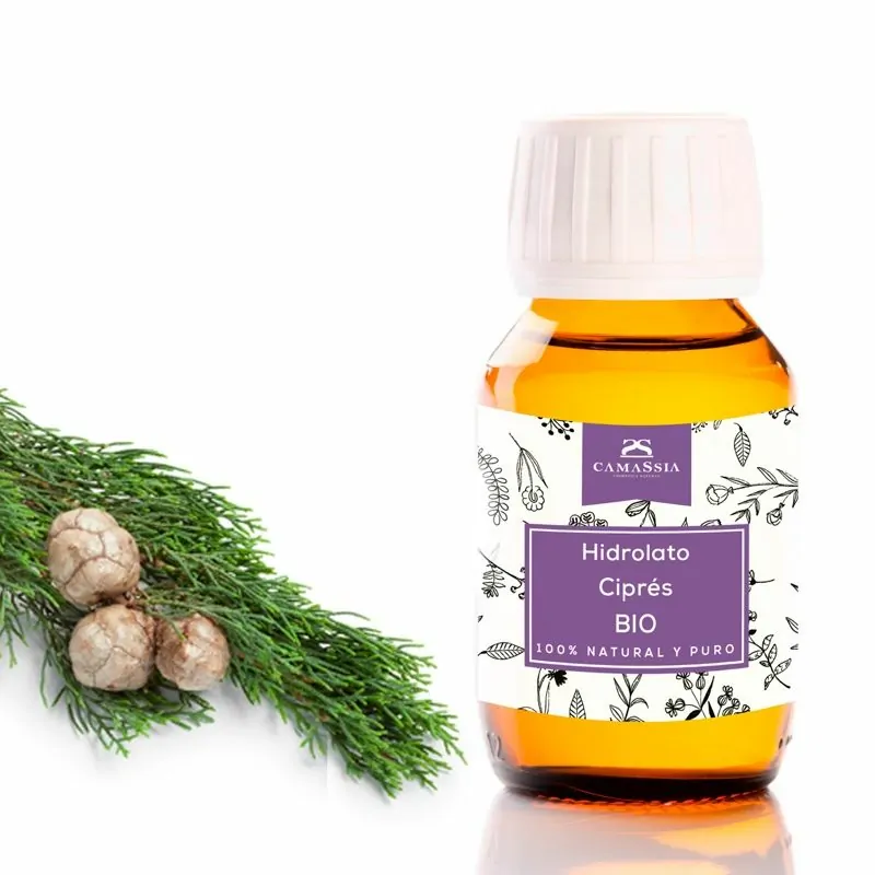 Camassia Hidrolato de Ciprés BIO 100% Natural y Puro Sin Conservantes Agricultura Ecológica