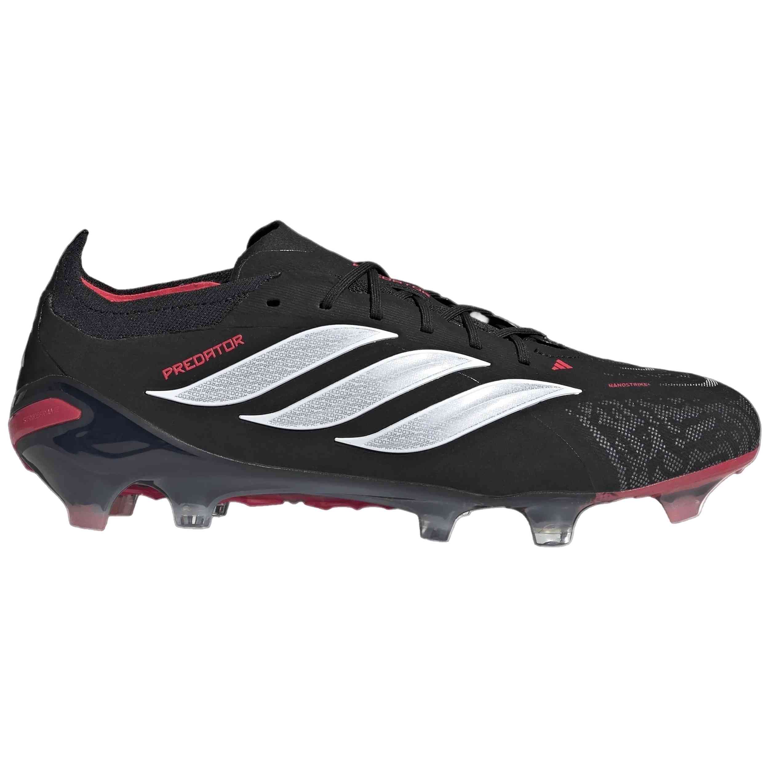 Botas De Futbol Adidas modelo Predator Elite FG "Core Black / Cloud White / Lucid Red" para hombre y mujer en color Negro