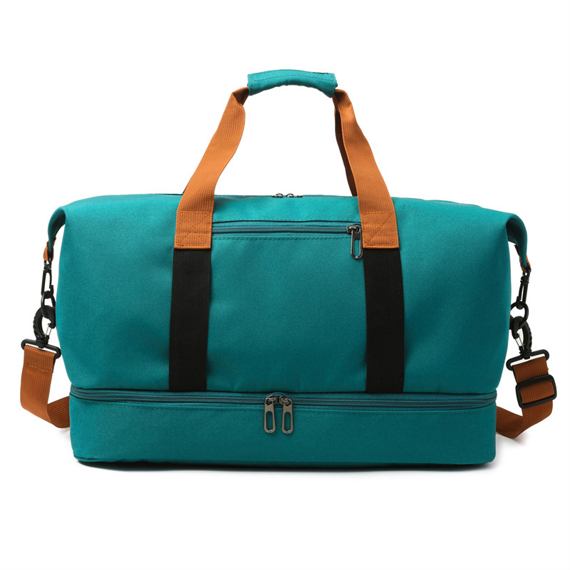 Bolsa De Viaje De Gran Capacidad Para Hombres Y Mujeres Impermeable Bolsa Deportiva Para Fin De Semana Bolsa Mensajera Seca Y Húmeda Estilo Fashion