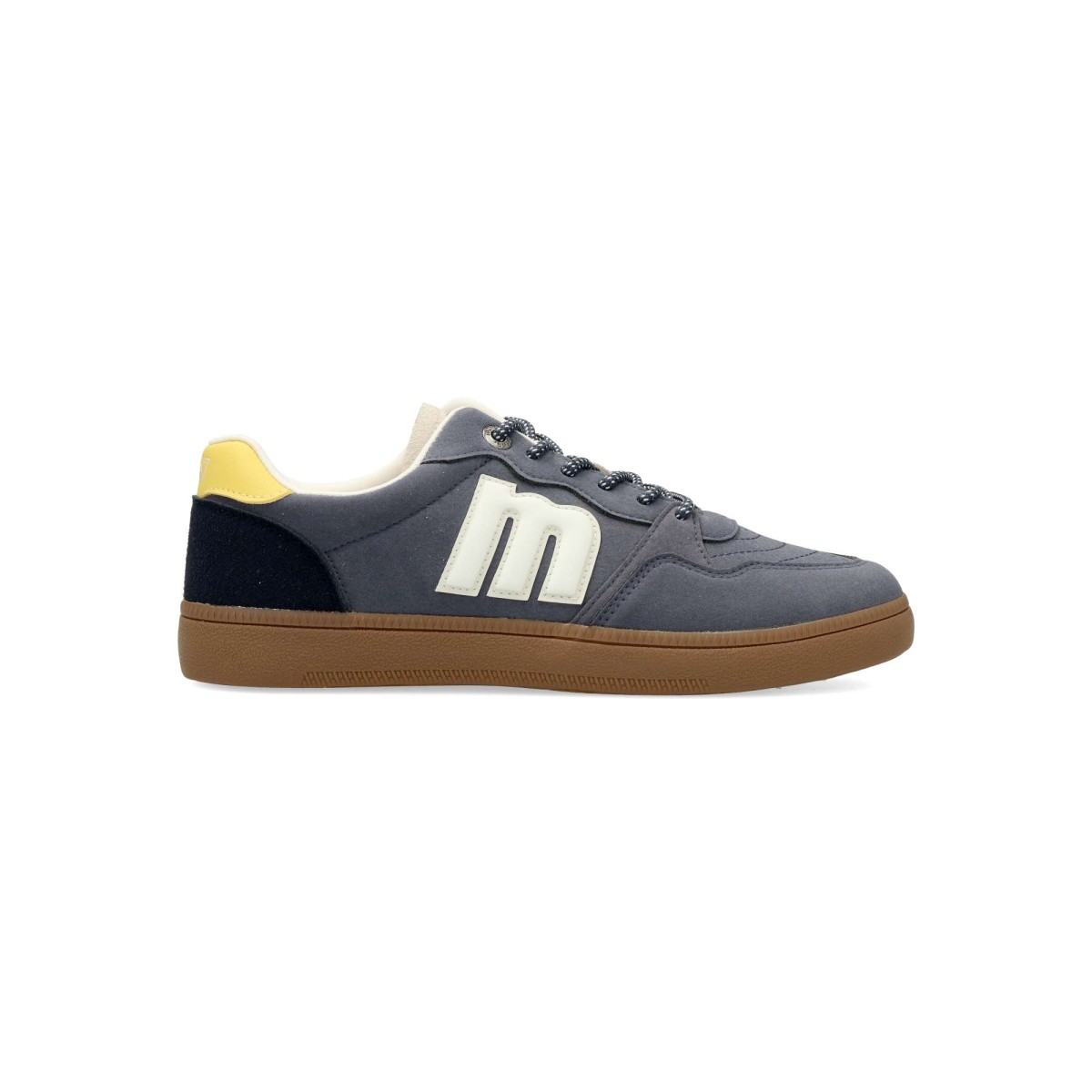 MTNG - Zapatillas deportivas hombre Napoli de piel sintética y textil con suela de goma color caramelo y plantilla Comfort Foam certificadas veganas