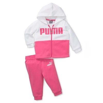 Chandal Infantil  Puma MINICATS COLORBLOCK ROSA