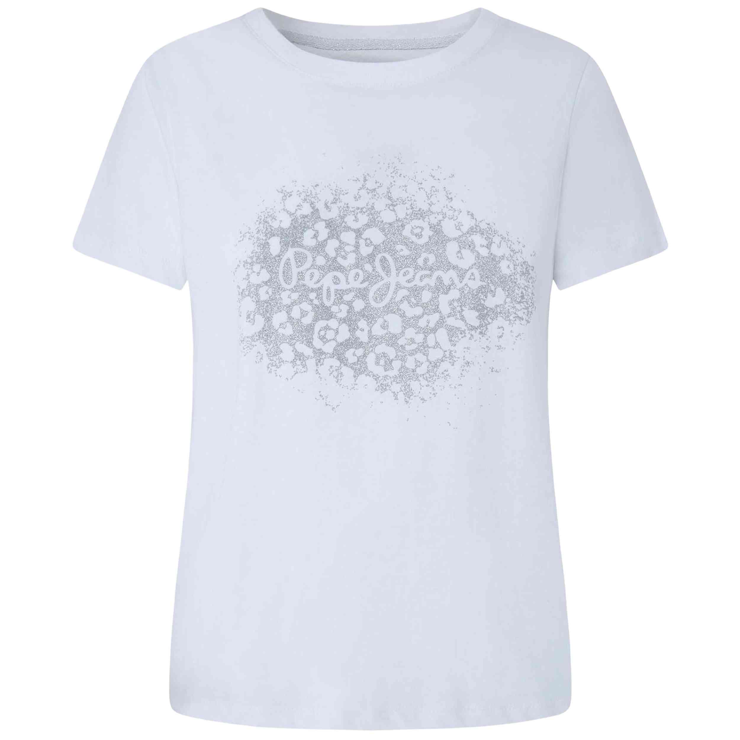 Camiseta De Manga Corta Pepe Jeans modelo PL505747-800 para Mujer en color Blanco