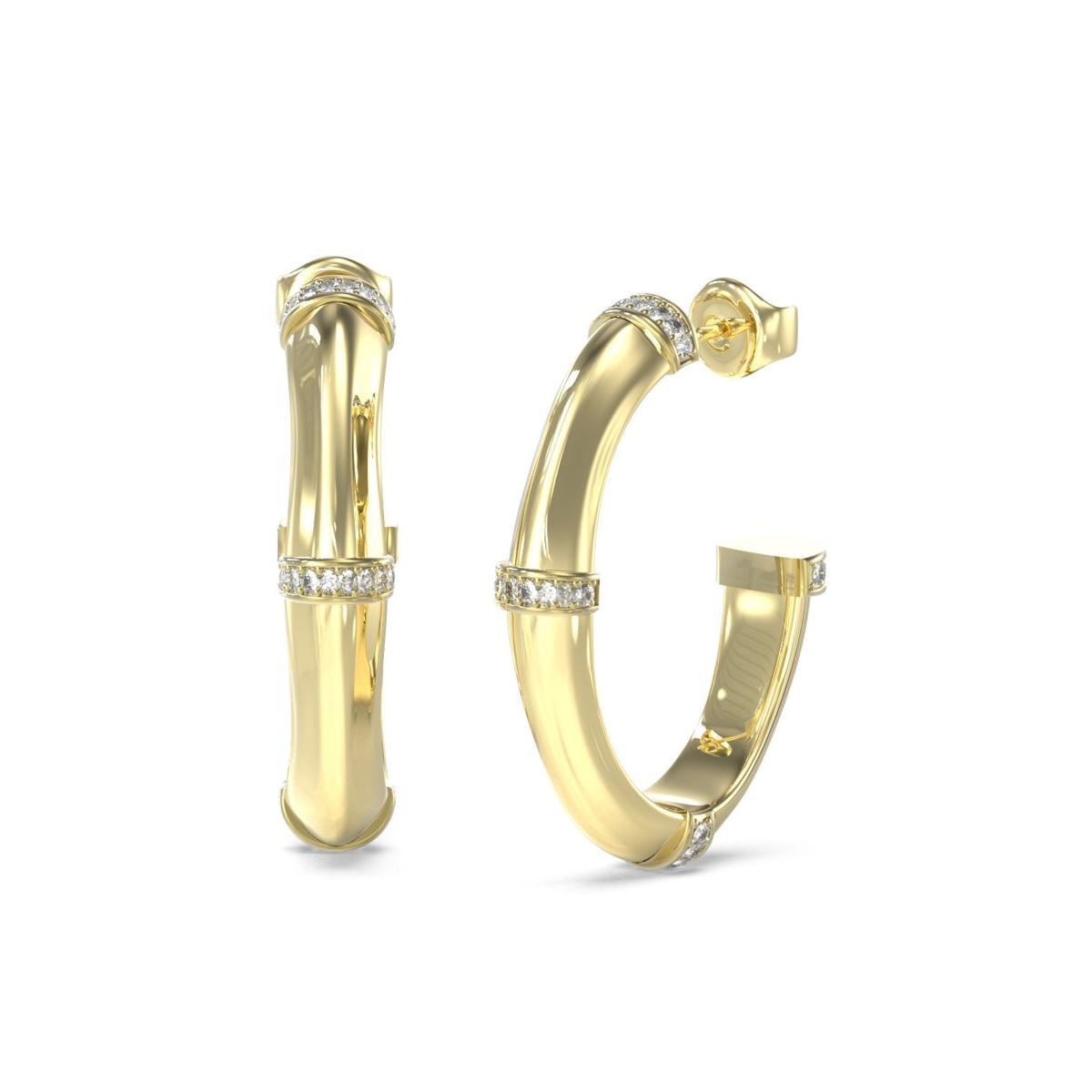 Guess Pendientes Mujer Bamboo De Acero  Jube05160jwygt-u