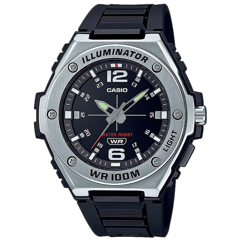 Casio Mwa-100h-1avef Collection Reloj Para Para Hombre Color Negro