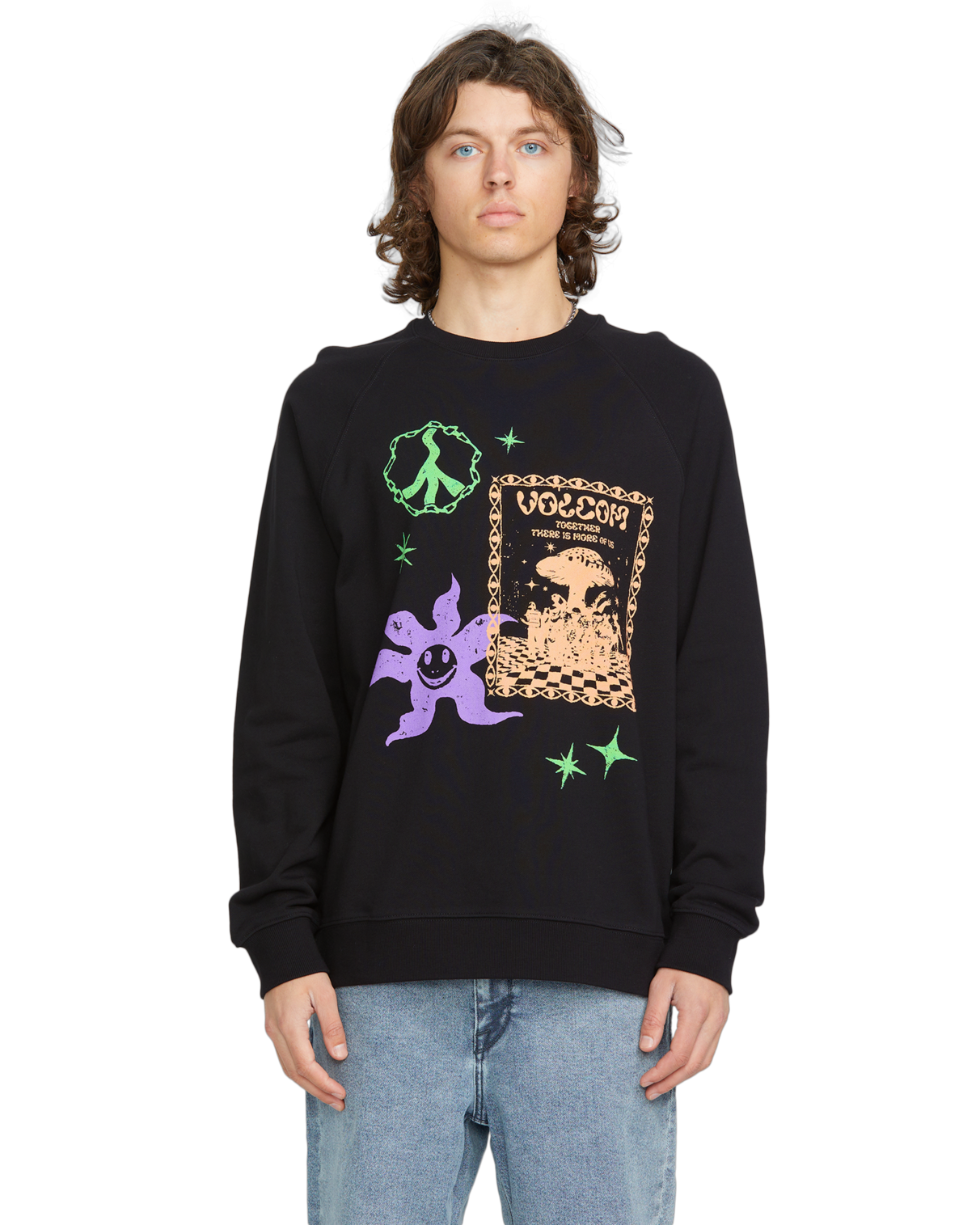 Sudadera Volcom Fa F Rygalski Crew - Black
