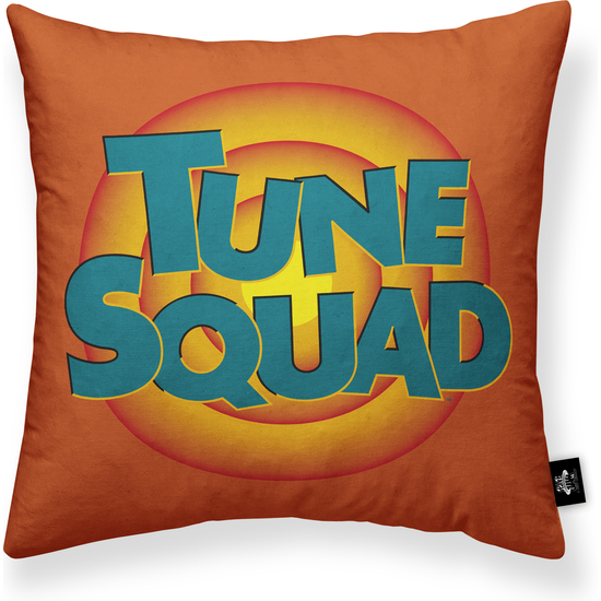 BL BELUM  Funda de cojín 100% algodón Tune Squad B 45x45cm, funda de cojín suave, funda de cojín de varios tamaños, funda de cojín multicolor