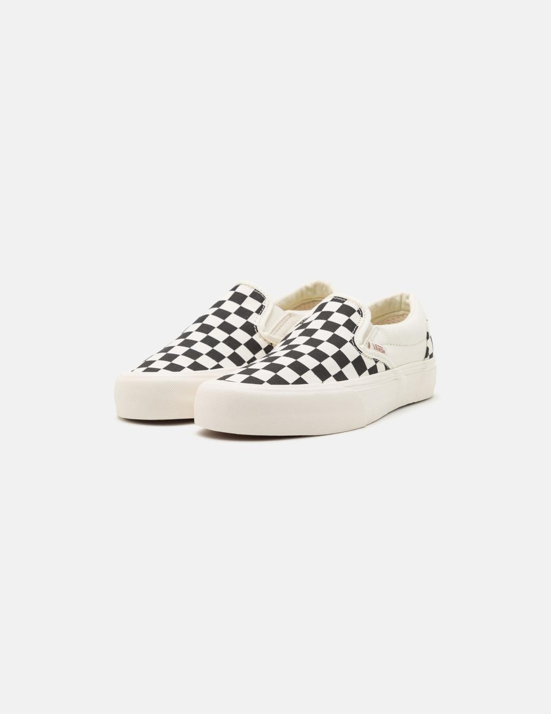Zapatillas Vans Slip On VR3 Ecológicas para Hombre - Blanco y Negro