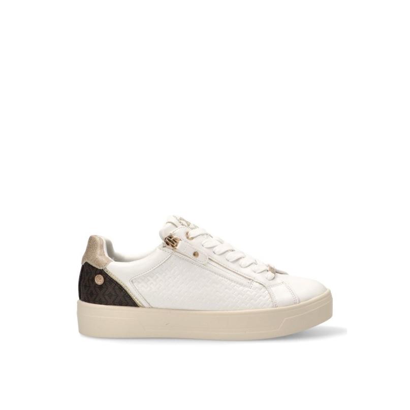 Zapatillas Casual Xti - Mujer - Suela Plana - Modelo 144371 - Color Blanco