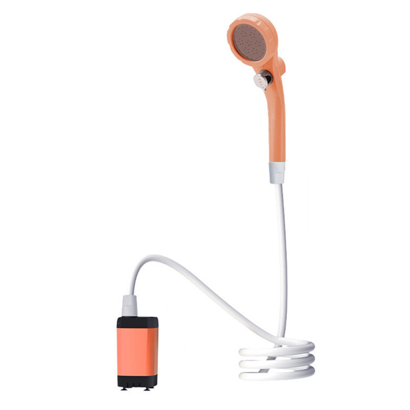 Ducha Portatil Camping, Ducha Camper Mejorada con Pantalla de Temperatura y Potencia, Eléctrico Portátil Recargable Ducha with 6000mAh Batería para Camping, Plantas de Jardín,Coche, Lavar al Perro