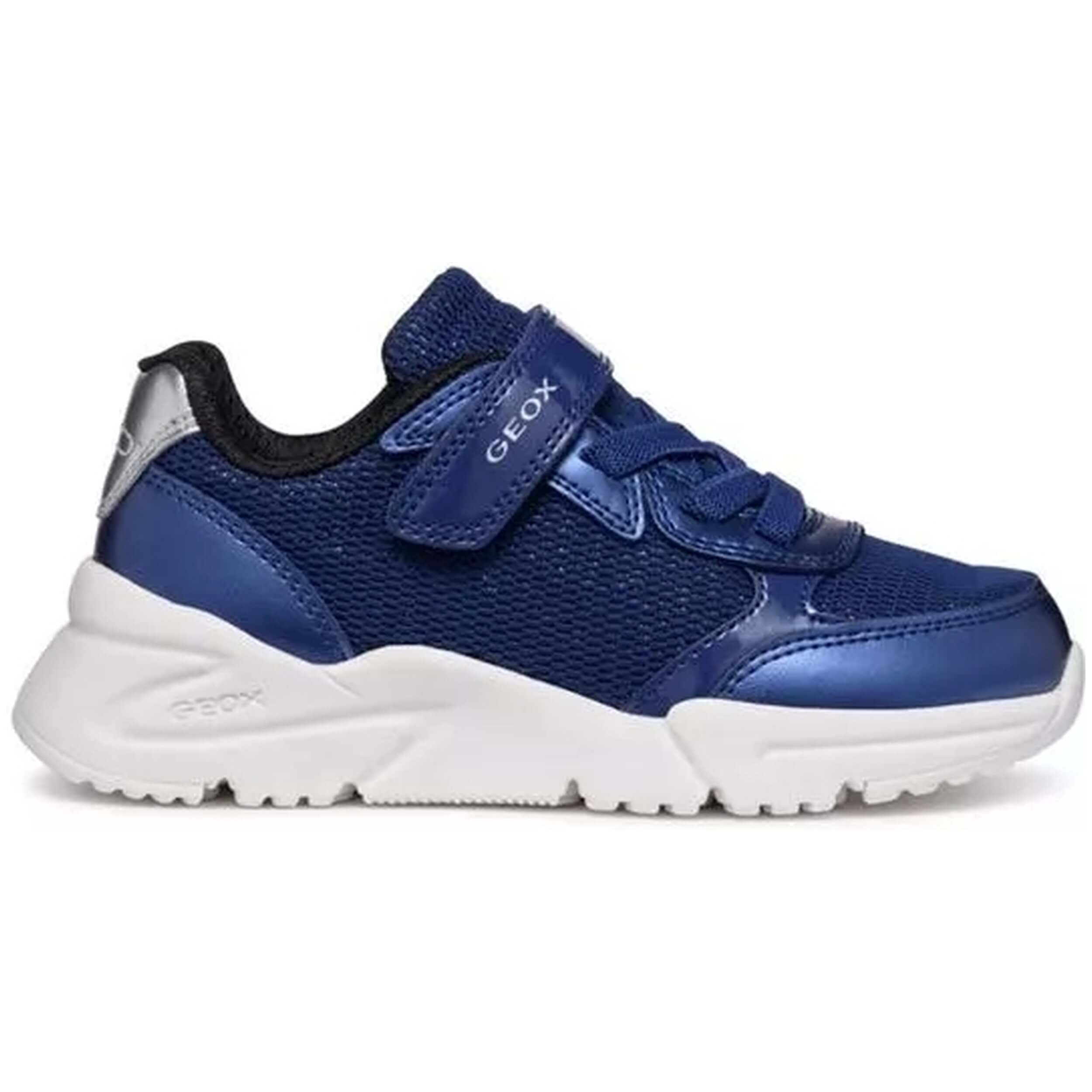 Zapatillas Geox Loftus C - Tes.Bril+Gbk Perl Infantil Azul Marino