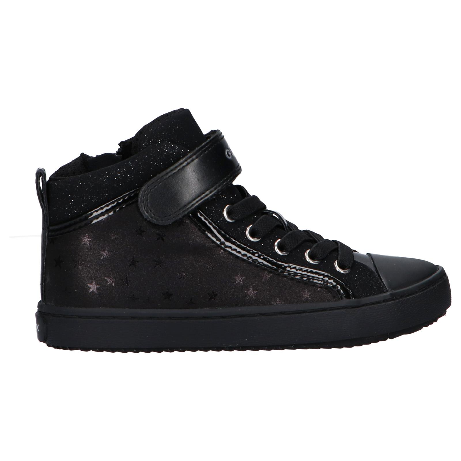 Women's and girls' sneakers geox j744gi 0dhaj j kalispera c9997 black