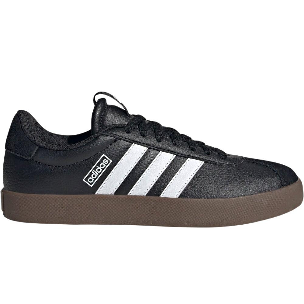 Zapatillas Adidas Vl Court 3.0 Negro Blanca Caramelo Id8796 Casual Mujer