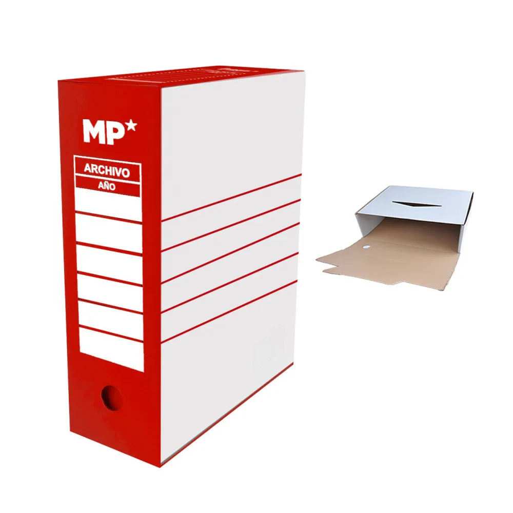 C.A | Cajas de Archivo Definitivo | Pack 5 Uds | Tamaño Folio | Cartón Plegable | Ideales para Oficina y Almacenamiento de Documentos