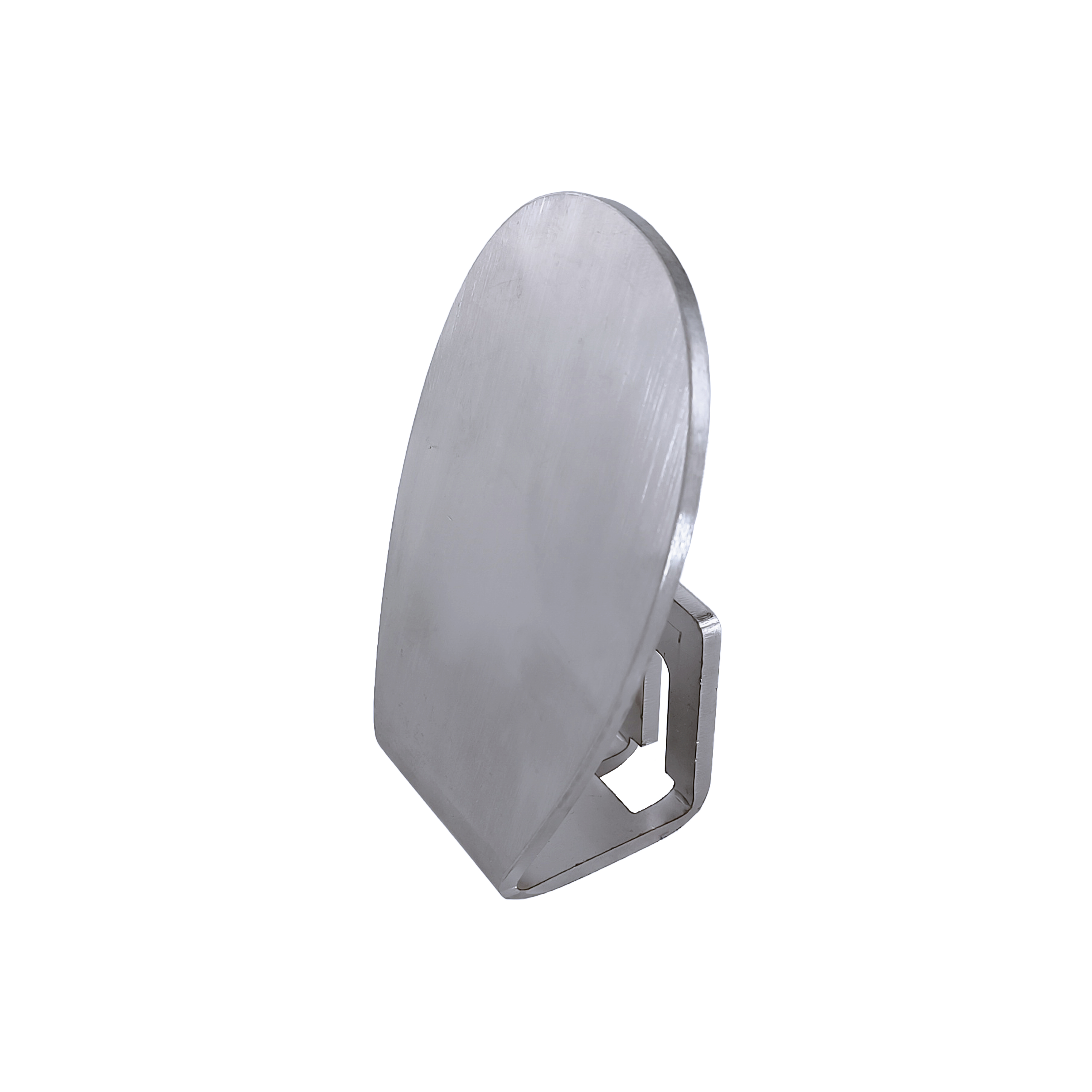 M.PASCUAL - Pedal de empuje para puertas | Acero inoxidable | Gris