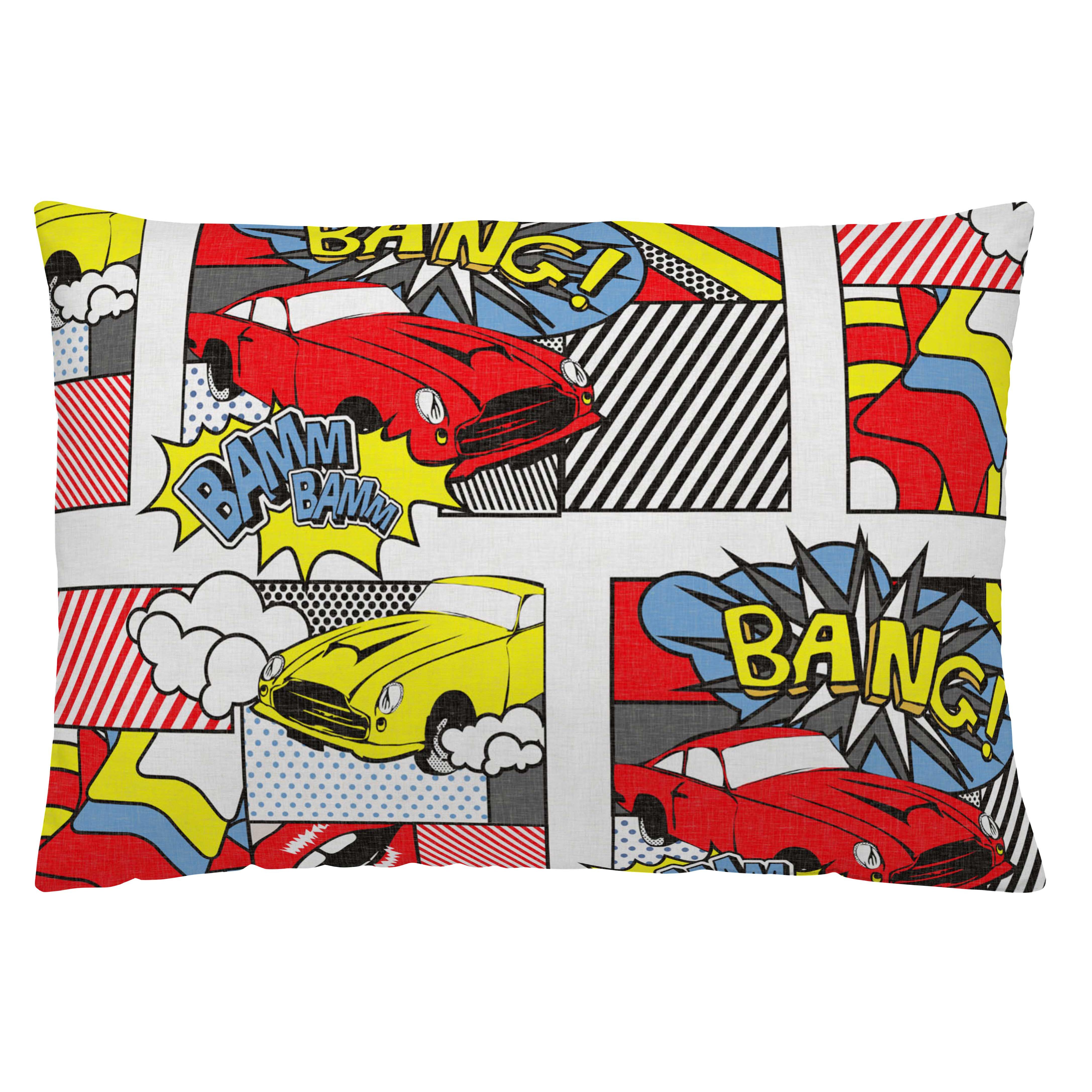 NATURALS - Funda Cojín Vacío Estampada - 100% Algodón Extra Suave - 50X30 cm - Fabricado en España - Modelos Infantiles Aventuras