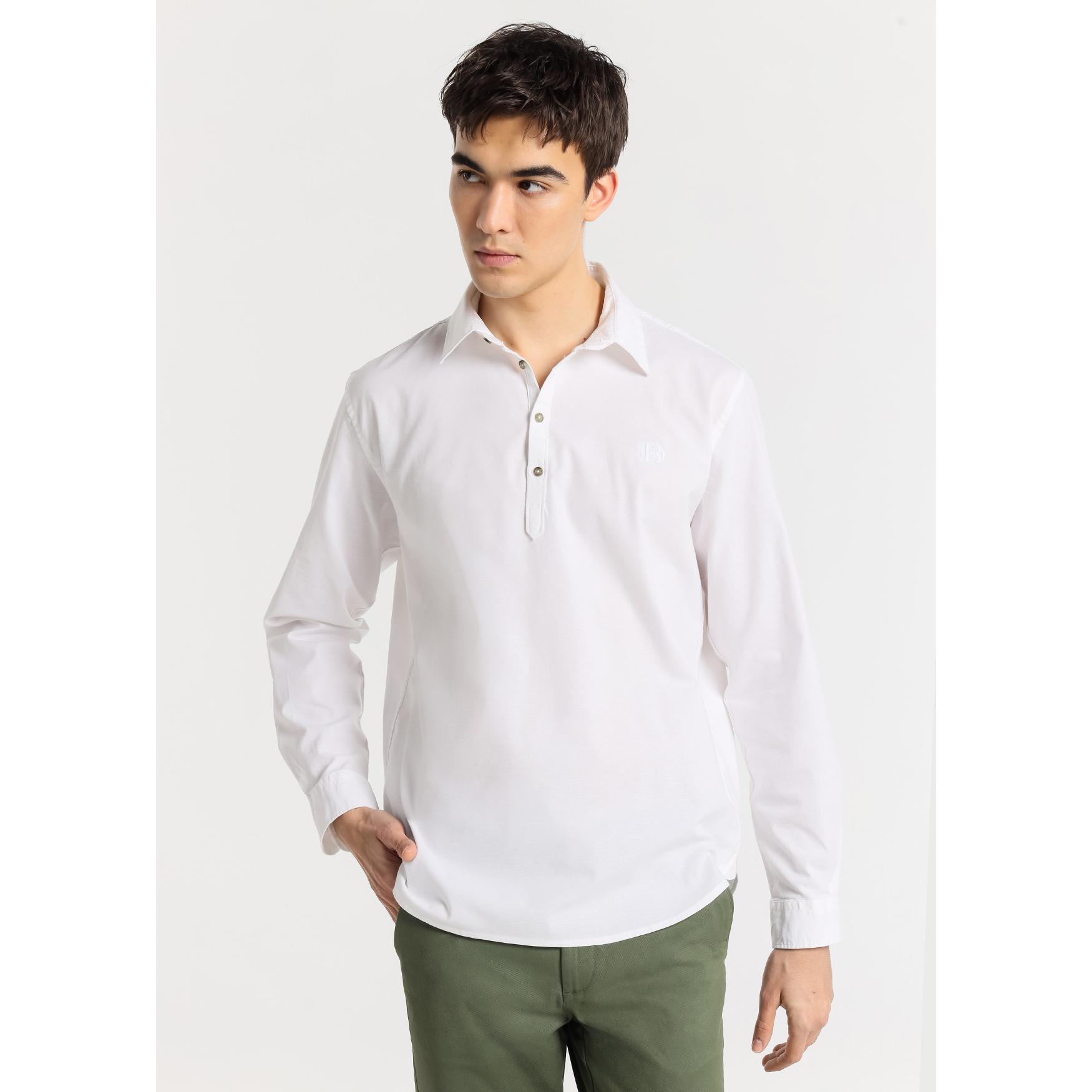 BENDORFF - Camisa Polera Blanca Elástica