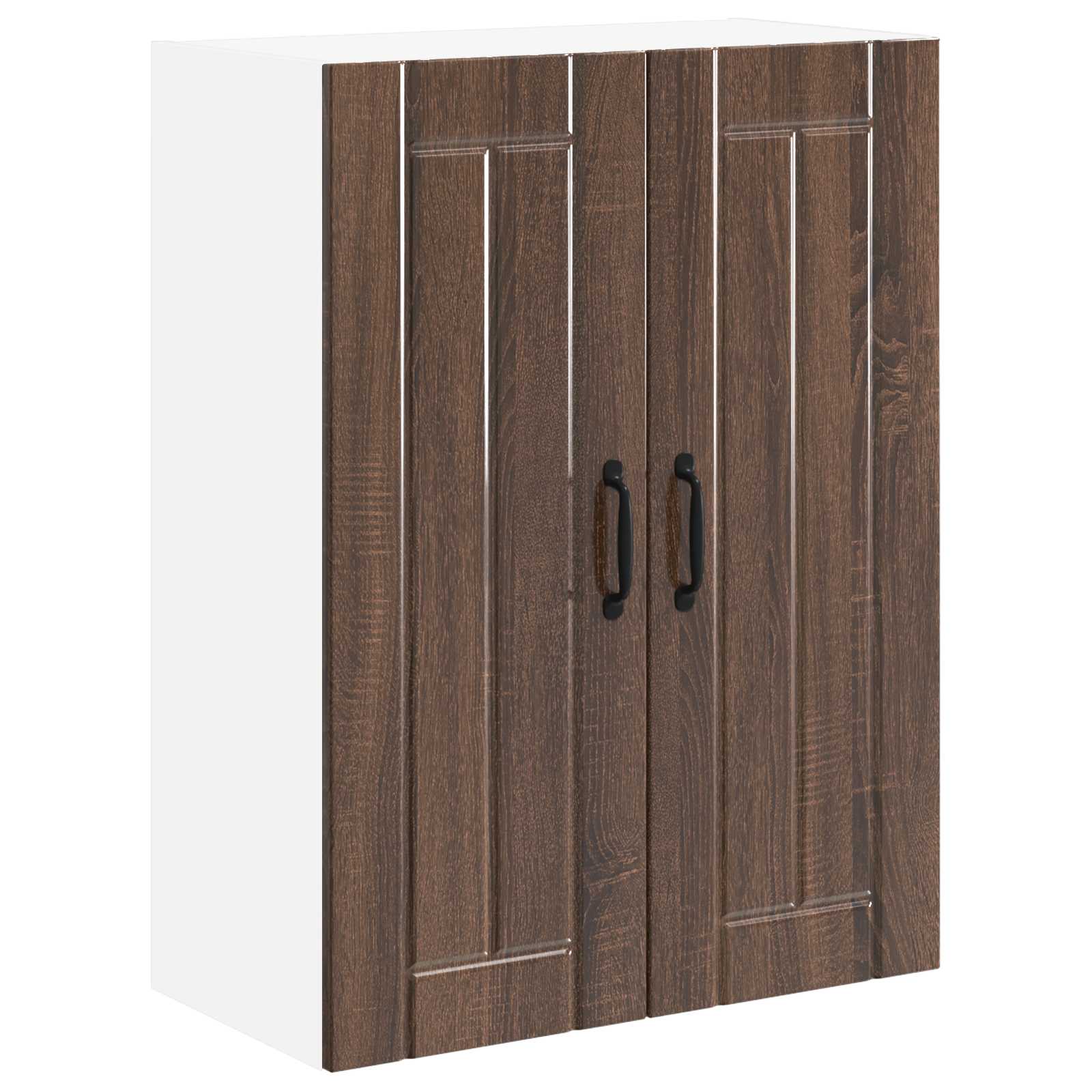 vidaXL Armario de vidrio para pared LUCCA 60 x 31 x 80 cm Multicolor