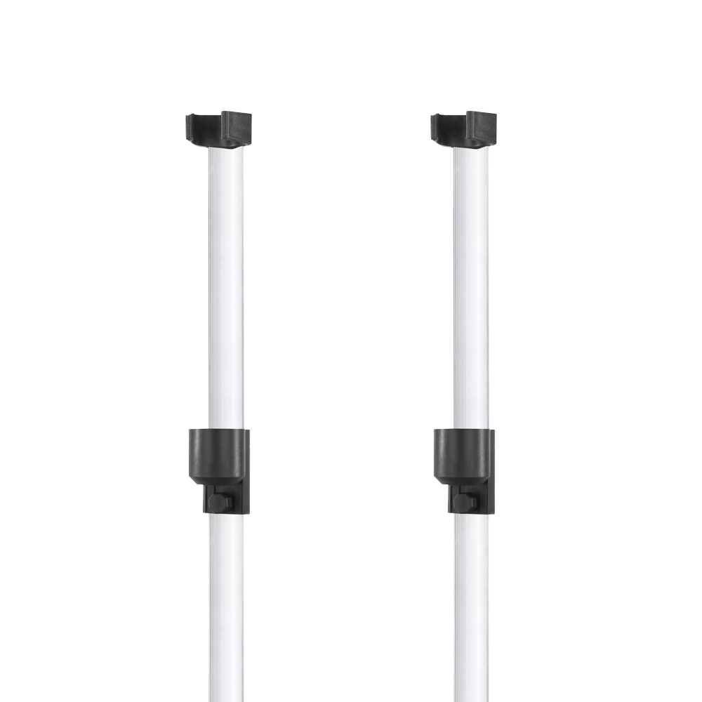 Soporte Caña de Pesca para Surfcasting, Regulable Económico Sin Pintar. Medidas: 75cm, 100cm y 120cm - Lote de 2 Unidades