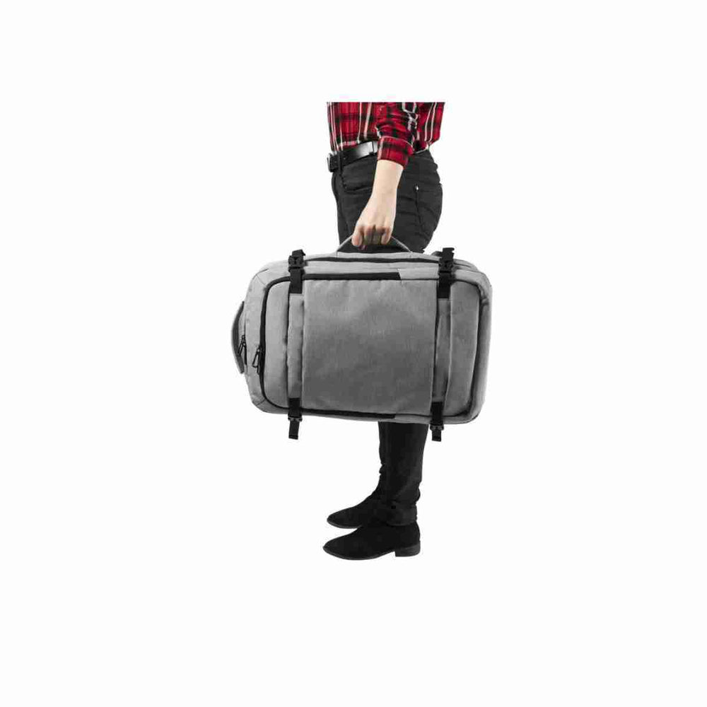 Almalux® Mochila Porta Documentos Antirrobo con USB y Bolsillo Portátil 17 Pulgadas Acolchado para Viaje y Oficina Diario