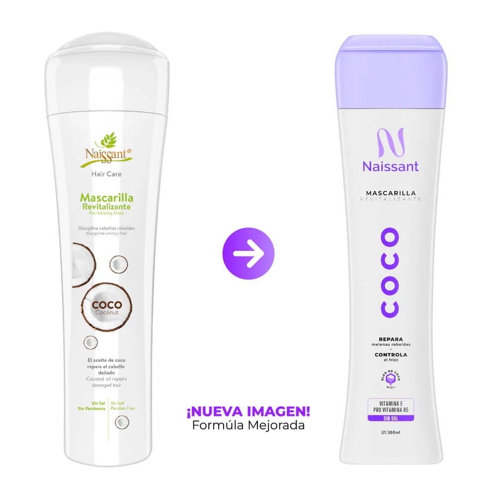 NAISSANT HAIR CARE MASCARILLA REVITALIZANTE COCO 300ML