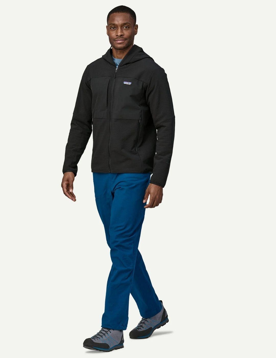 Chaqueta Polar Patagonia R2 TechFace Negro Hombre