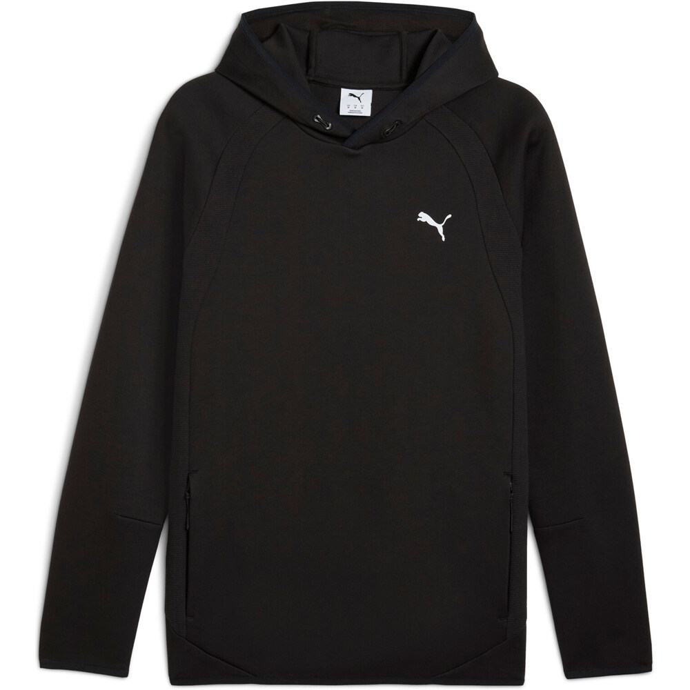 SUDADERAS Y JERSÉIS HOMBRE Puma EVOSTRIPE HOODIE DK NEGRO