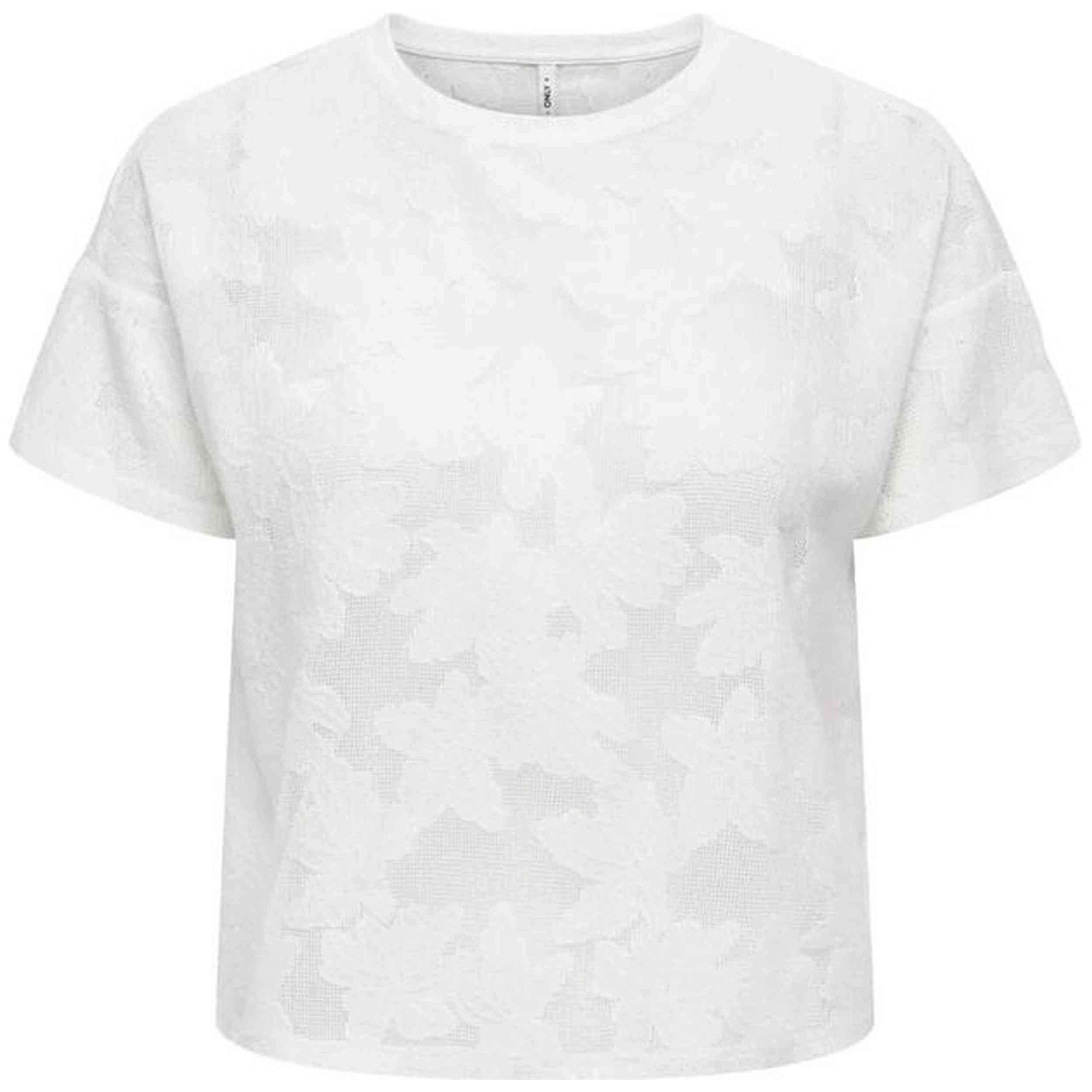 Camiseta De Manga Corta Only modelo 15369252-WHITE para Mujer en color Blanco