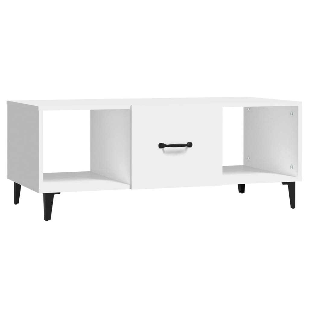 Vidaxl Mesa de Centro Contrachapada 102x50x40 Cm Blanco