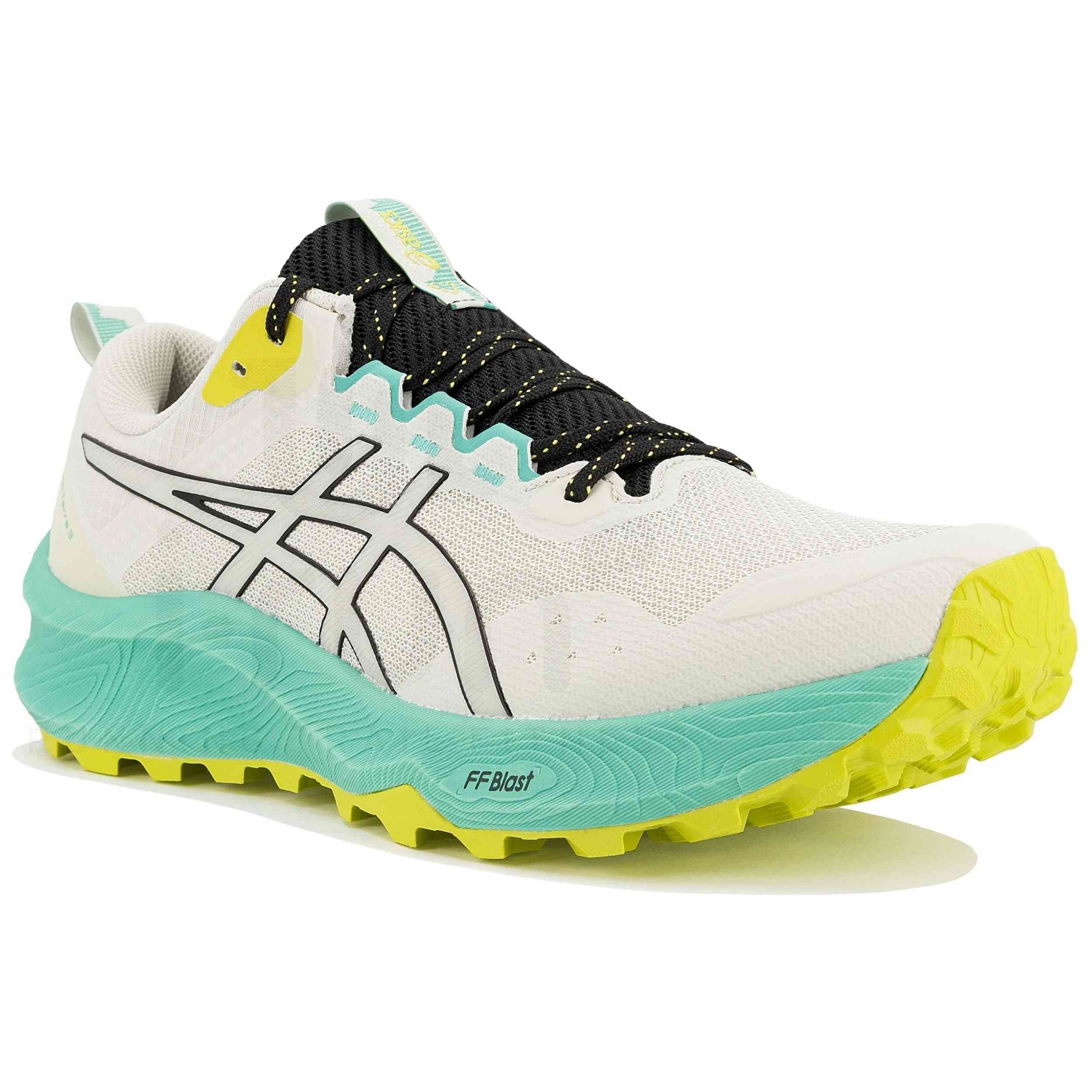Zapatillas De Trekking Asics modelo Zapatillas ASICS Trabuco Terra 3 blanco azul amarillo para Hombre en color Beige