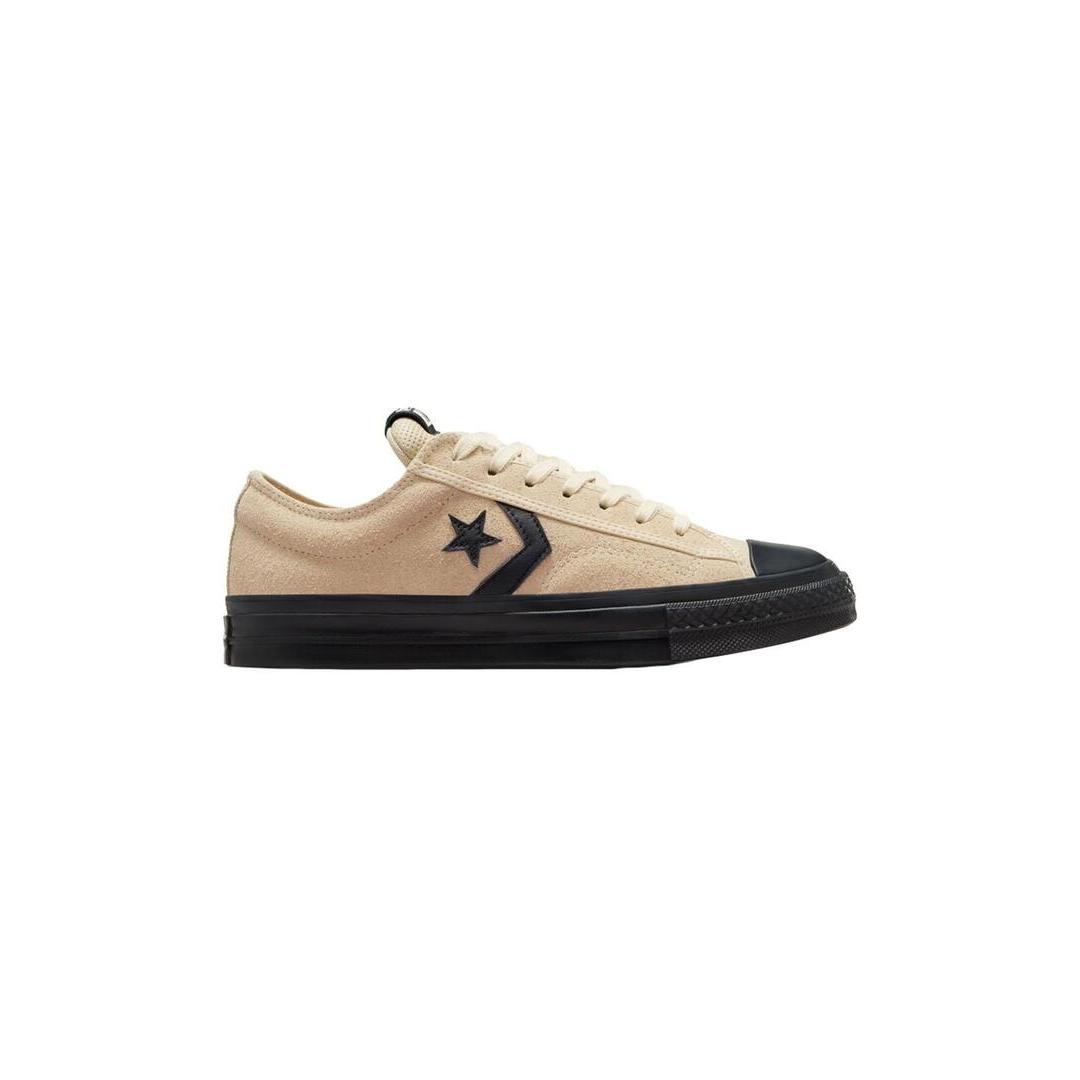 Zapatilla Hombre Converse Star Player 76 Suede Beige Negro