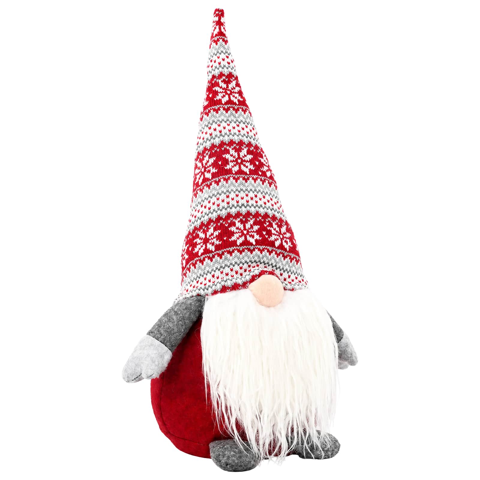 vidaXL Gnomo de Navidad Rojo Poliéster Multitalla