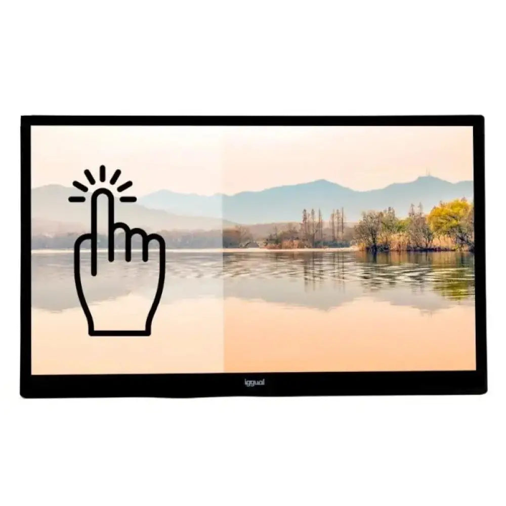 Iggual - Monitor táctil capacitivo FHD 27 pulgadas MTL270HS con protección IP65, panel IPS y conectividad HDMI/VGA para entornos industriales