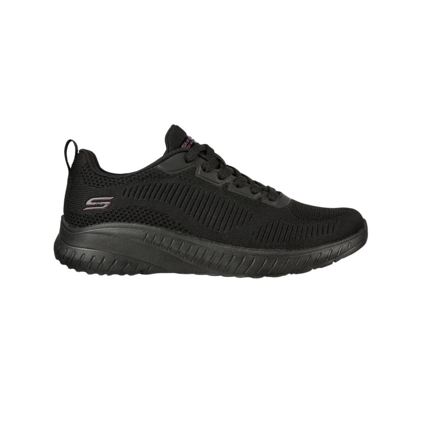 Zapatillas skechers bobs squad negro de mujer.