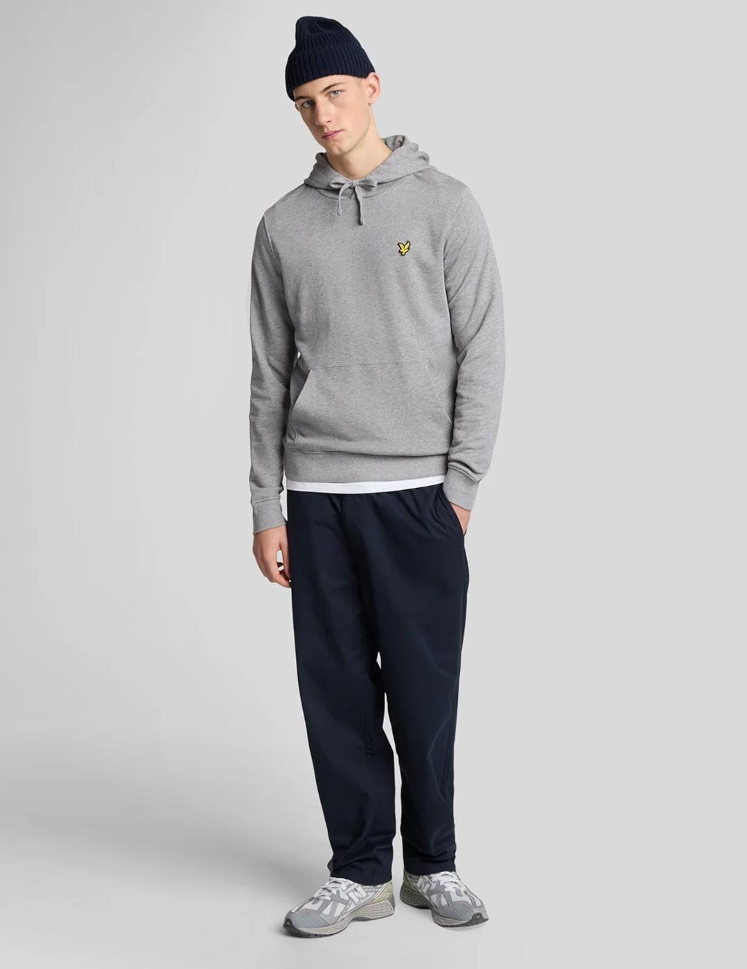LYLE HOODIE GREY MARL