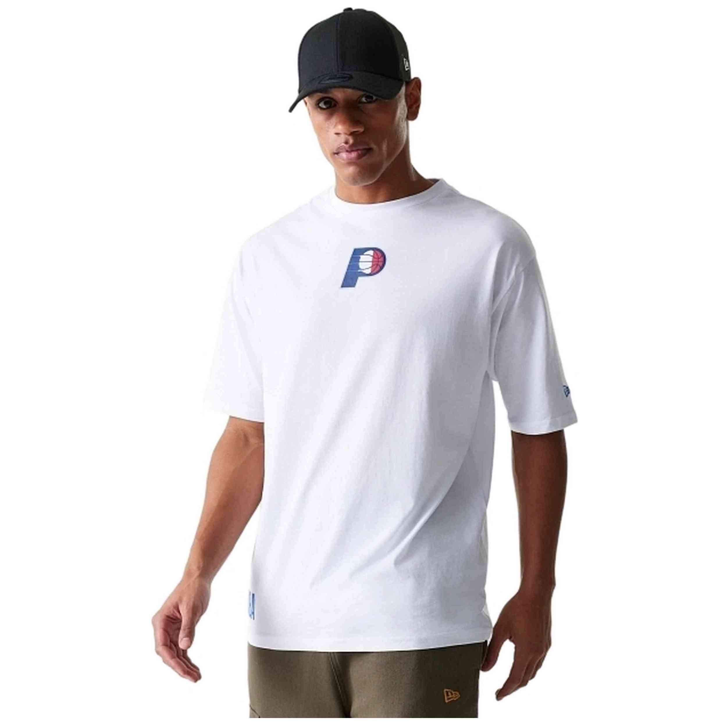Camiseta De Manga Corta New Era modelo 6065304801 para hombre y mujer en color Blanco