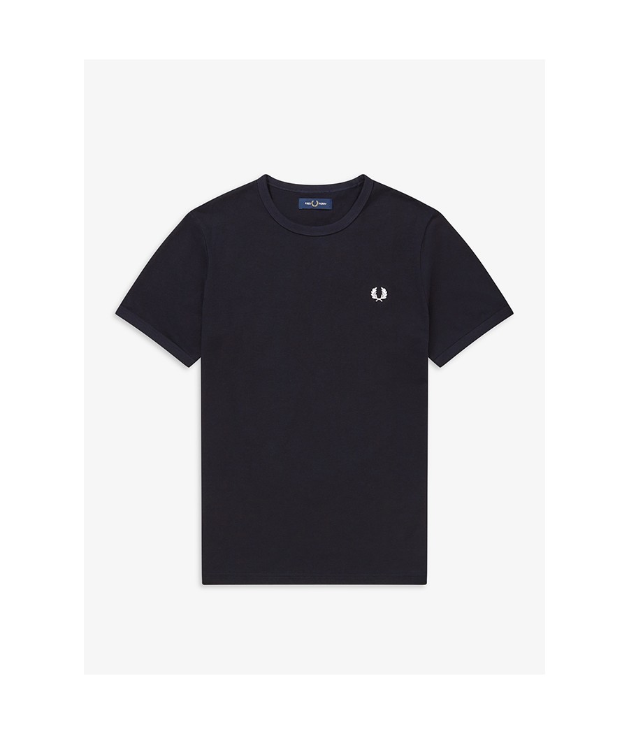 FRED PERRY-T-SHIRT LOGO HOMBRE POLO & CAMISETA HOGAR P2024 HOMBRES Sudadera/Sudadera