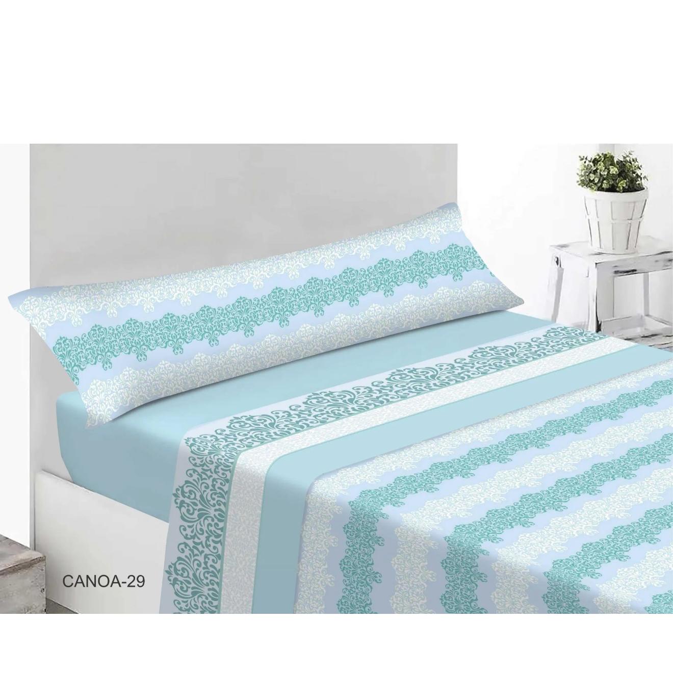 Juego de Sábanas de Verano para Cama 90, 105, 135, 150 Suaves y Frescas, Tejido Transpirable, Bajera Ajustable, Incluye Funda de Almohada, Diseño Moderno, Varios Colores. Printex
