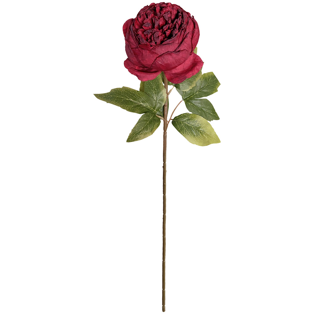 Poenia Arte Floral - Vara de Peonia Artificial 55cm 3pcs - Decoración Floral Realista