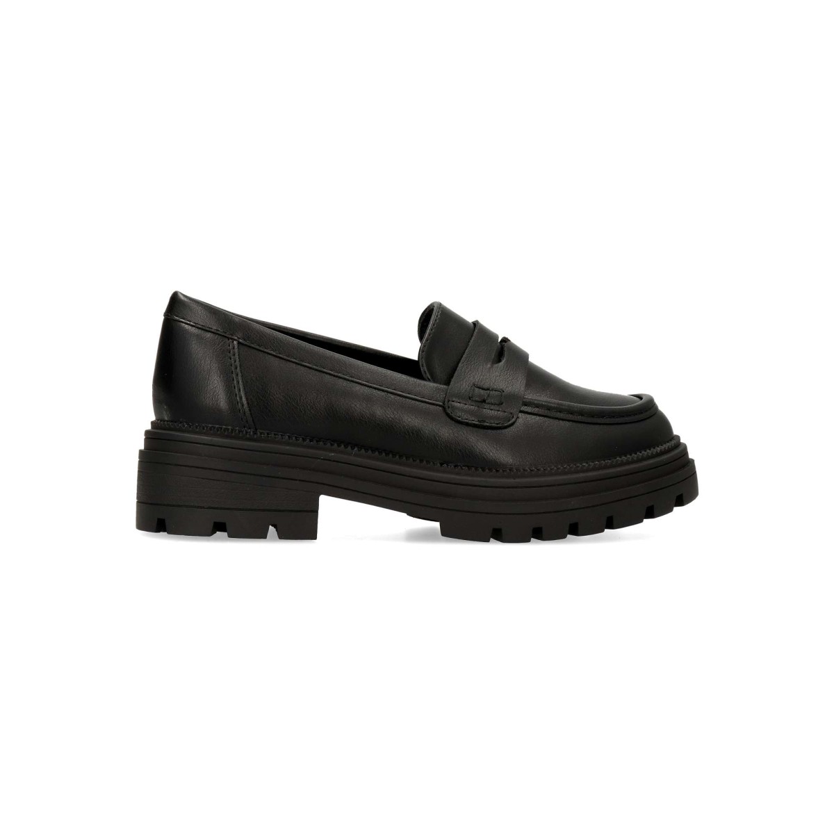 Peke's by Vanessa - Mocasín colegial para niña con antifaz al empeine, planta acolchada y suela gruesa de goma, ideal para uniforme escolar y uso diario