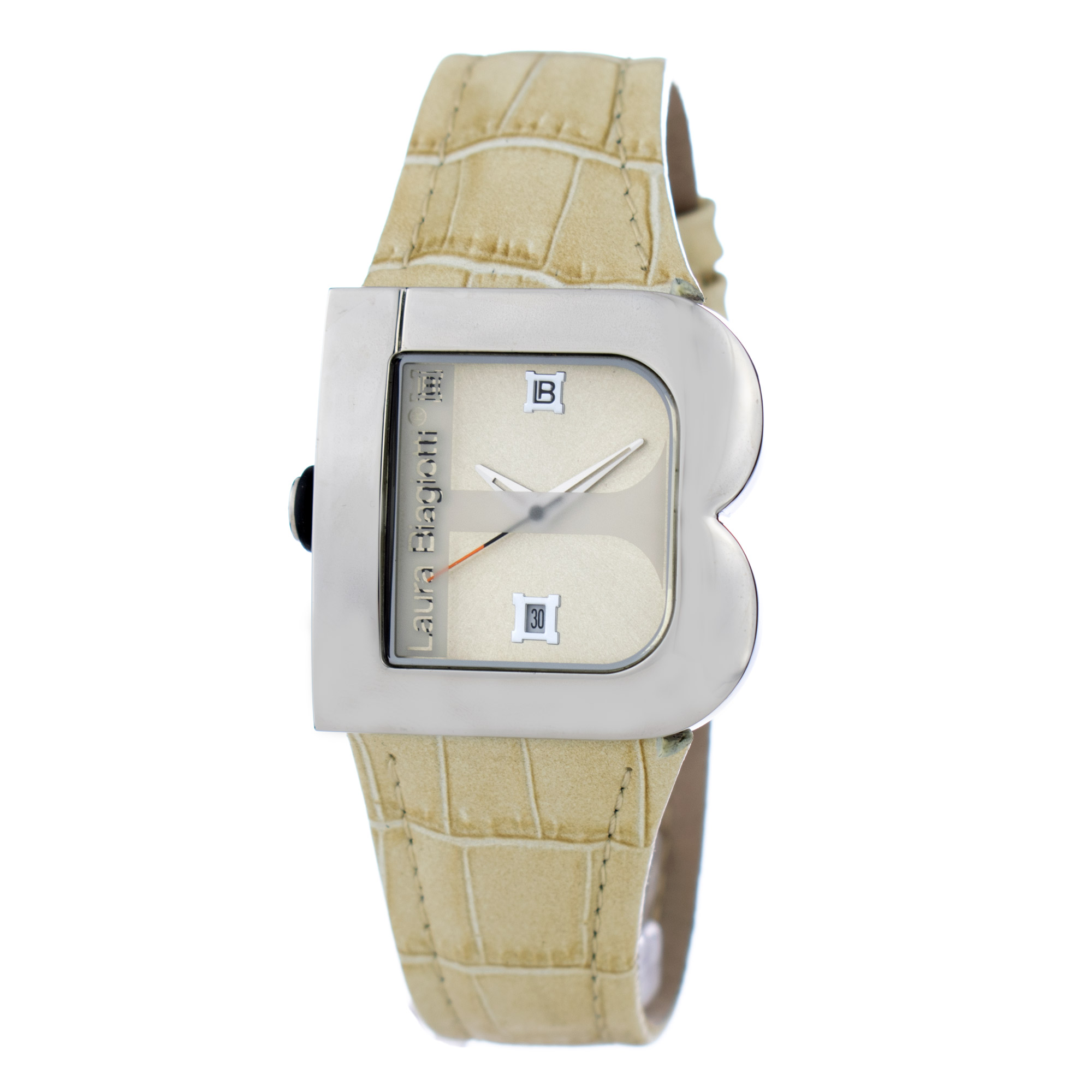 Laura Biagiotti Reloj Mujer Analogico Cuarzo con Correa de Piel LB0001L-11